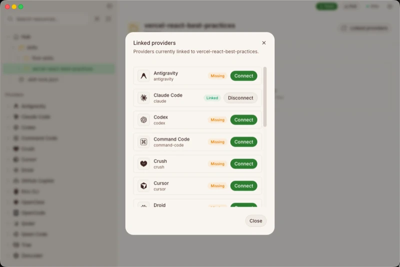 Unified Hub - Link skills to multiple AI tools